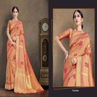 CHANDERI SAREE LAUNCH GEHNA TRADITIONAL WEAR SILK HEAVY LOOK SAREE WHOLESALER
