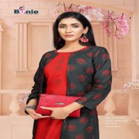 CHAVI 2 BY BONIE HEAVY RAYON KURTI WITH SKIRT CATALOG COLLECTION WHOLESALER