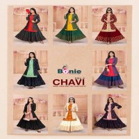 CHAVI 2 BY BONIE HEAVY RAYON KURTI WITH SKIRT CATALOG COLLECTION WHOLESALER