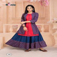 CHAVI 2 BY BONIE HEAVY RAYON KURTI WITH SKIRT CATALOG COLLECTION WHOLESALER
