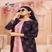 CHAVI 2 BY BONIE HEAVY RAYON KURTI WITH SKIRT CATALOG COLLECTION WHOLESALER