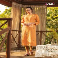 COTTON CANDY VOL 2 BY 1LOVE S4U RAYON EMBROIDERY DESIGNER LADIES KURTIS