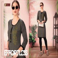 CULTURE BY HETVI RAYON FANCY GOOD LOOKING CASUAL WEAR KURTI WHOLESALER