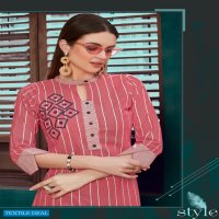 DEHLIZ TRENDZ CLASSY COTTON LONG KURTI WITH PANT SUPPLIER