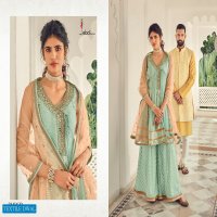 EBA DHOOP KINAREY GEORGETTE WEDDING DESIGNER FANCY SUITS