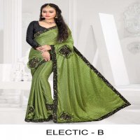 ELECTIC BY RANJNA SAREE FASTIVE WEAR DESIGNER SAREE COLLECTION