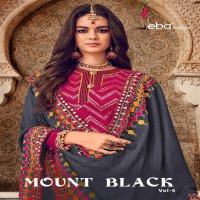 Eba Mount Black Vol-4 Wholesale Shopping heavy Work Salwar Suits