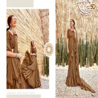 FEMINA BY 5D DESIGNER GEORGETTE FRILL SAREE COLLECTION