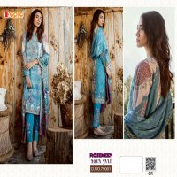 FEPIC LAUNCH ROSEMEEN AQUA SALT CAMBRIC COTTON PAKISTANI SUIT CONCEPT