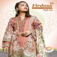 FIRDOUS EXCLUSIVE COLLECTION VOL 14 NX BY SHREE FABS PAKISTANI SALWAR KAMEEZ