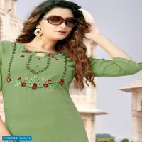 Fiesta Pink City Wholesale Long Kurtis