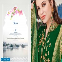 Fiona Nyra Vol-2 Dola Silk Digital jacquard Dupatta Festive Salwar Kameez