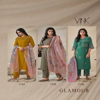 GLAMOUR BY VINK SILK READYMADE SUITS WHOLESALER