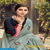 HARSIDDHI PRESENT GRISHMA SOFT SILK WITH EMBROIDERY DESIGNER SAREE SELLER