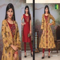 HIRWA PRESENT JACQUELINE EXCLUSIVE COTTON JACKET STYLE KURTI BUY ONLINE