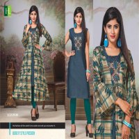HIRWA PRESENT JACQUELINE EXCLUSIVE COTTON JACKET STYLE KURTI BUY ONLINE