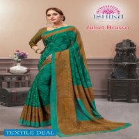 Ishika Juliet Brasso Wholesale Brasso Fabrics Saree