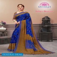 Ishika Juliet Brasso Wholesale Brasso Fabrics Saree
