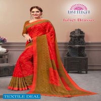 Ishika Juliet Brasso Wholesale Brasso Fabrics Saree