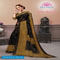 Ishika Juliet Brasso Wholesale Brasso Fabrics Saree