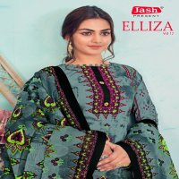 JASH ELLIZA VOL 12 KARACHI COTTON DRESS MATERIALS WHOLESALER