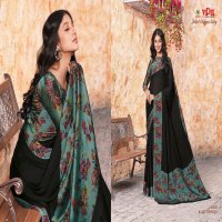 JULIET CHIFFON IVORY BY VIPUL FASHION FASHIONABLE BLACK CHIFFON SAREE CATALOGS EXPORTER