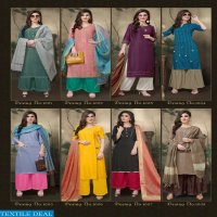 Joganiya Angelina Wholesale Ready Made Kurti And Bottom With Dupatta