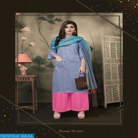 Joganiya Angelina Wholesale Ready Made Kurti And Bottom With Dupatta