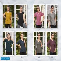 KALAROOP LAUNCH TOPSY GEORGETTE GIRLS SHORT JEANS TOPS