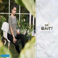 KALAROOP LAUNCH TOPSY GEORGETTE GIRLS SHORT JEANS TOPS