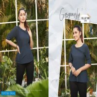 KALAROOP LAUNCH TOPSY GEORGETTE GIRLS SHORT JEANS TOPS