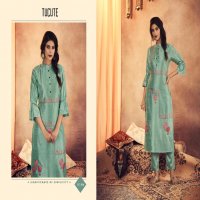 KARMA PRESENT TUCUTE 828 SERIES MUGA SILK WITH EMBROIDERY TOP WITH BOTTOM COLLECTION