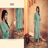 KARMA PRESENT TUCUTE 828 SERIES MUGA SILK WITH EMBROIDERY TOP WITH BOTTOM COLLECTION
