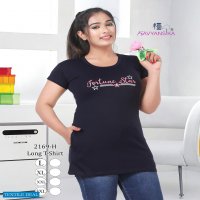 KAVYANSIKA POCKET LONG TSHIRT 2169 HOSIERY COTTON GIRLS T SHIRT