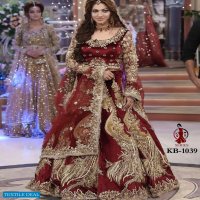 KB-1039 Wholesale Bridal Lehengas Catalog
