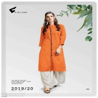 KENNY BY CHANNEL 9 COTTON EXCLUSIVE KURTI WITH PLAZZO ONLINE SUPPLIER