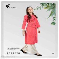 KENNY BY CHANNEL 9 COTTON EXCLUSIVE KURTI WITH PLAZZO ONLINE SUPPLIER
