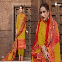 KESAR PRESENT RAZIYA LAWN COTTON CASUAL WEAR DRESS MATERIALS SELLER