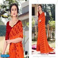 KHWAISH BY SEEMA 60 GRAM GEORGETTE PRINTED SAREE