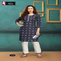 KOHINOOR VOL.1 BY FASHION TALK HEAVY RAYON TOP AND COTTON PANT CATALOG