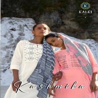 Kalki Kashmika Wholesale Pure Viscose Full Stitched Dress
