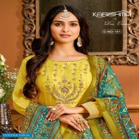 Karishma 101 Series Wholesale Designer Ready Made Gown Dupatta And Skirt