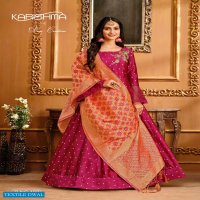 Karishma 101 Series Wholesale Designer Ready Made Gown Dupatta And Skirt