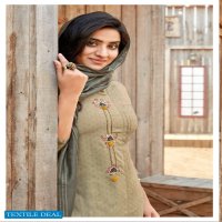 Karissa Hillari Wholesale Reyon Work Kurti With Bottom And Dupatta