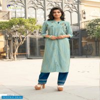 Karissa Revati Wholesale Liva Cotton Kurti With Pant