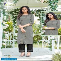 Karissa Vreenda Wholesale Designer Kurti With Pant Catalogs