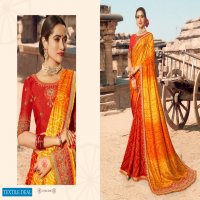 Kessi Bandhej Hit Wholesale Bandhani Saree Catalog
