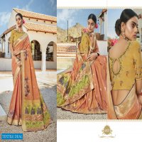 Kessi Garden Silk Wholesale Blended Cotton Jacquard Saree