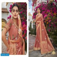 Kessi Garden Silk Wholesale Blended Cotton Jacquard Saree