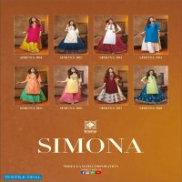Kiana Simona Wholesale Designer Top With Designer Skirt